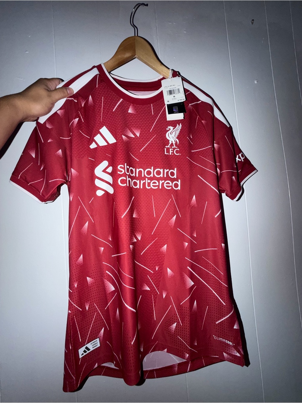 Men Adidas Authentic Liverpool 26/27’ jersey. Size S